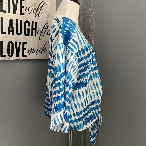 Flowy tie front boho top - Picture 3 of 6